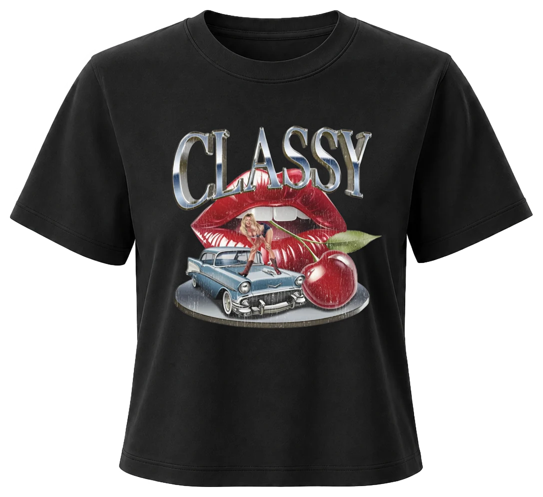 Czarna: CLASSY — Damski krój